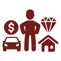 Luxury retail security icon