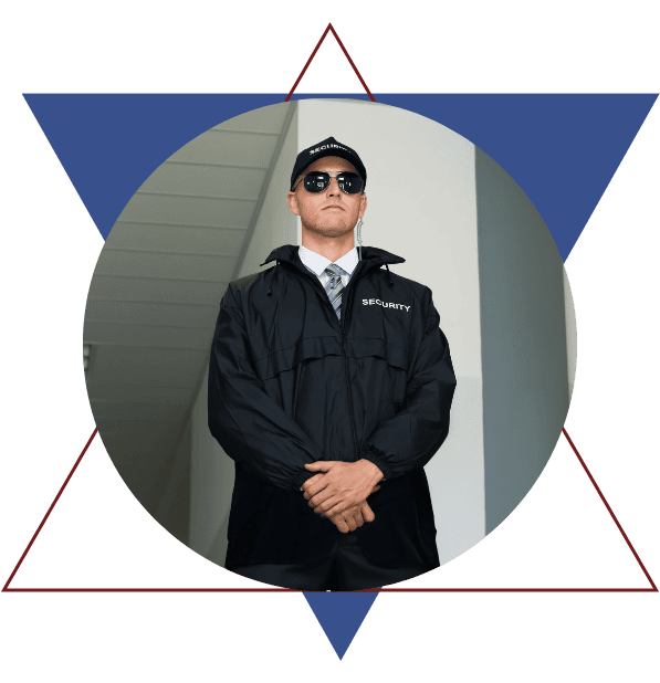 Licensed security guard from Covenant Security Solutions